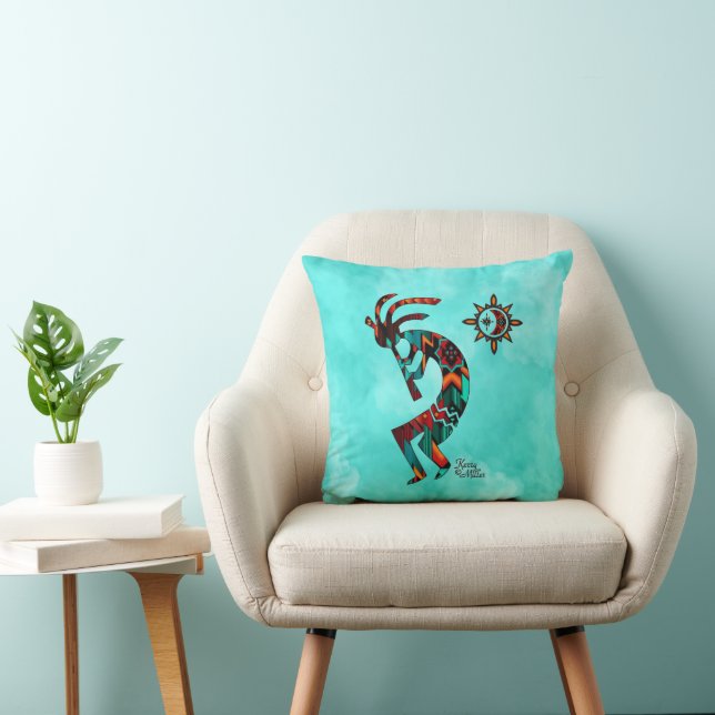  Cojín decorativo Kokopelli del Suroeste (Silla)