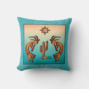 Cojín decorativo Kokopelli del Suroeste