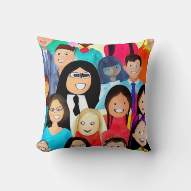 Cojín Decorativo Kool Kids (Anverso)