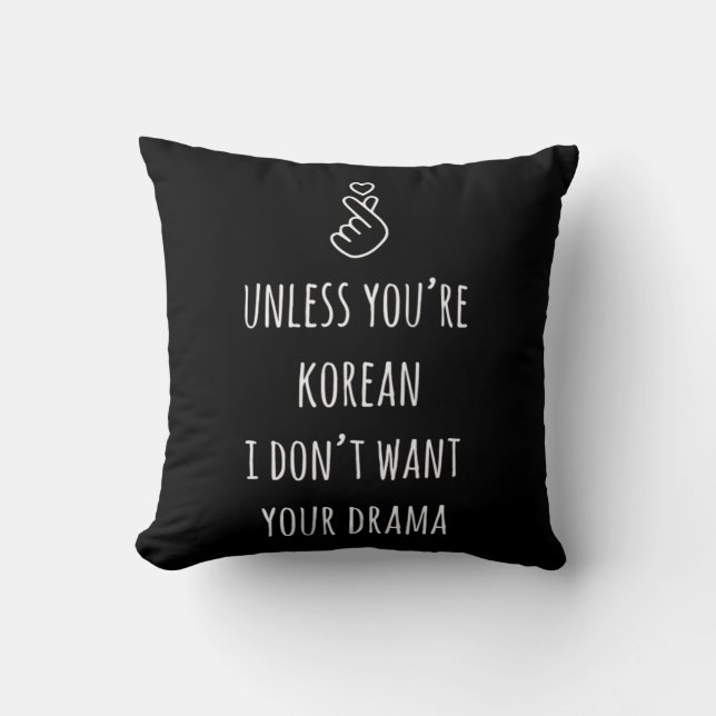 Cojín Decorativo Korean Drama KDrama Merchandise Kdrama Gifts Merch (Anverso)
