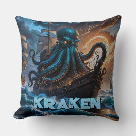 Cojín Decorativo Kraken Sea Monster