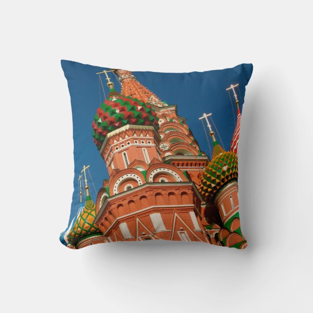 Cojín Decorativo Kremlin, Vasiliy Blessed | Moscú, Rusia (Anverso)