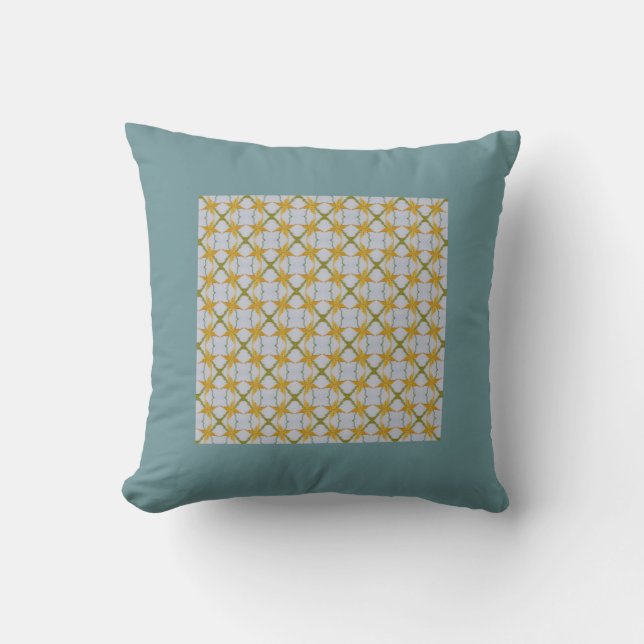 Cojín Decorativo Kudde Prydnadskudde Gul Grön Kollektion Colourful (Anverso)