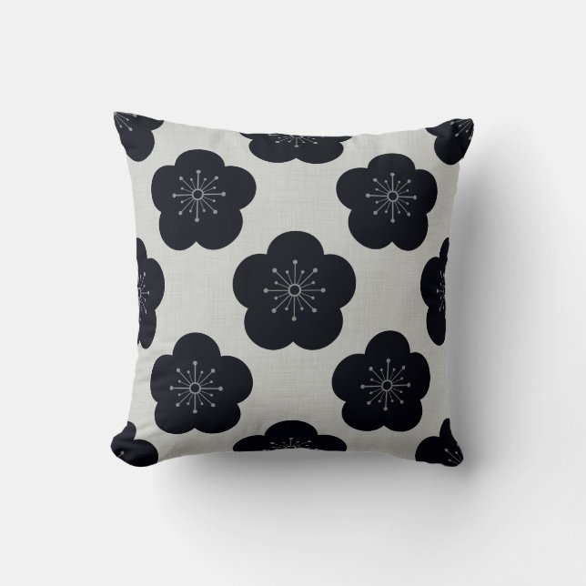 Cojín Decorativo KURO UME - Bold-White (Anverso)