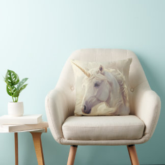 Cojín Decorativo Kussen met Witte Unicorn Sparkle