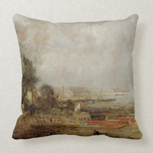 Cojín Decorativo La abertura del puente de Waterloo, c.1829-31