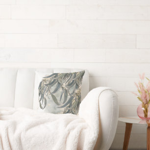 Cojín Decorativo La acuarela Eucalyptus deja la vegetación