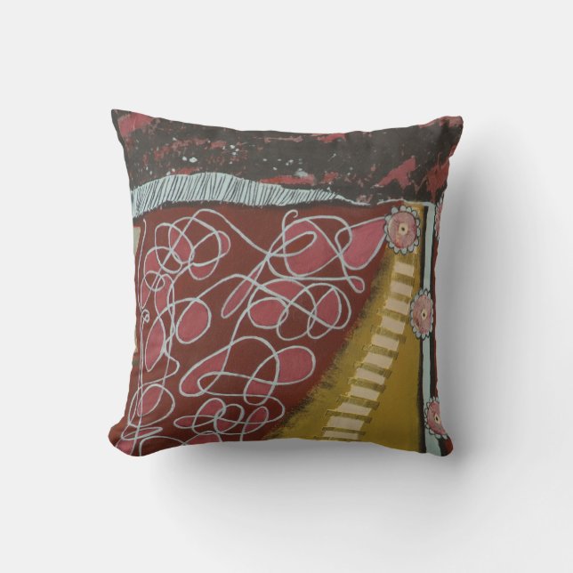 Cojín Decorativo La almohada, 16" X 16", las cosas consigue la (Anverso)