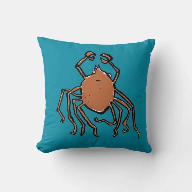Cojín Decorativo la araña de mar groovy (Anverso)