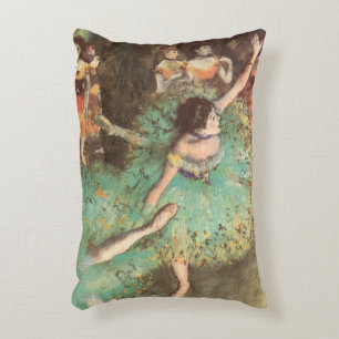Cojín Decorativo La bailarina verde de Edgar Degas, Ballet Vintage
