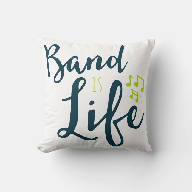 Cojín Decorativo La banda es la vida (Anverso)