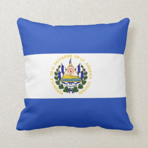 Cojín Decorativo La bandera de El Salvador