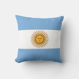 Cojín Decorativo La bandera de la Argentina