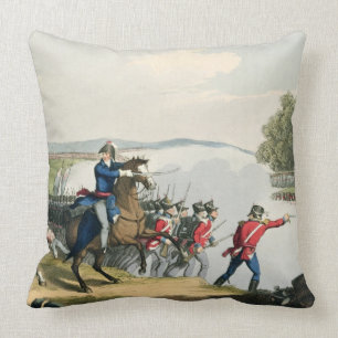 Cojín Decorativo La batalla de Waterloo decidía por el duque del