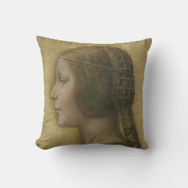 Cojín Decorativo La bella princesa (de Leonardo da Vinci)