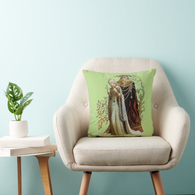 Cojín Decorativo La Bella y la Bestia (Silla)