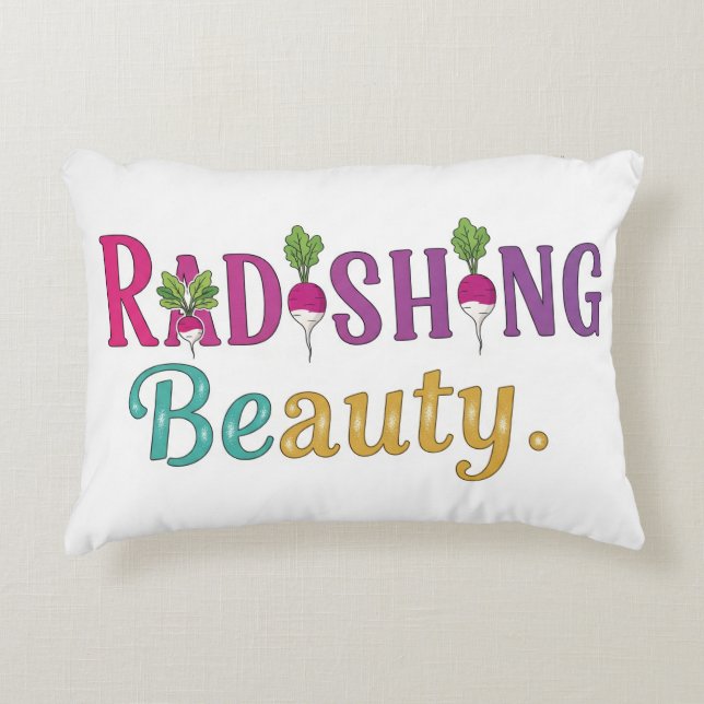 Cojín Decorativo La belleza radiante. (Anverso)
