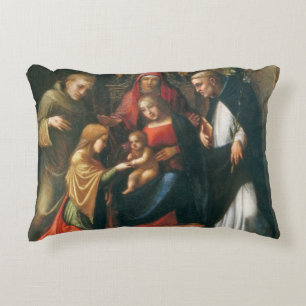 Cojín Decorativo La boda mística del santo Catherine