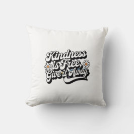 Cojín Decorativo "La bondad es gratis, devuélvalo"