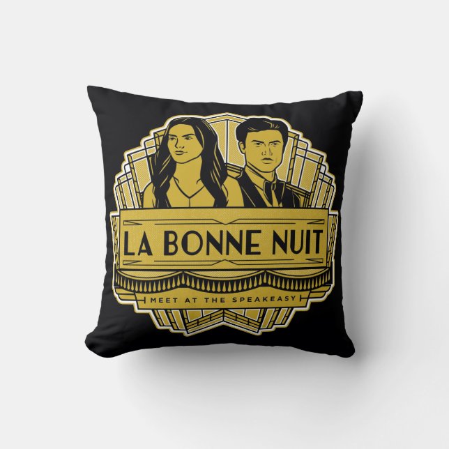 Cojín Decorativo La Bonne Nuit - Encuentro En Speakeasy (Anverso)
