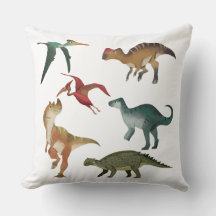 La buena acuarela de los dinosaurios azul Jurásico