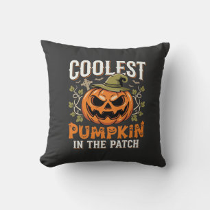 Cojín Decorativo La Calabaza Más Guay del Diseño de Halloween de Pa