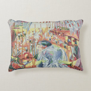 Cojín Decorativo La calle entra en la casa, 1911