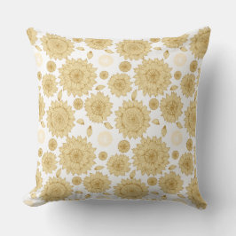 Cojín Decorativo La calma del sol II en blanco