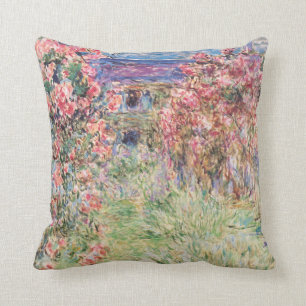 Cojín Decorativo La Cámara entre los Rosas, Claude Monet