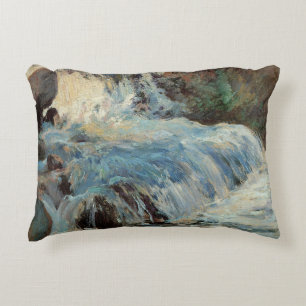 Cojín Decorativo La Cascada de Twachtman, Impresionismo Antiguo