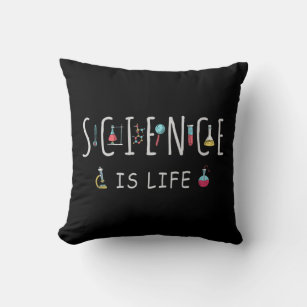 Cojín Decorativo La ciencia es la vida