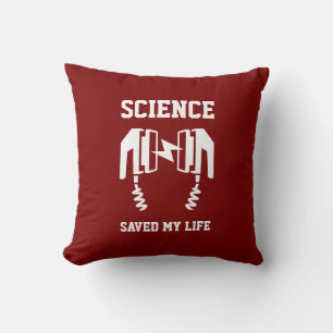 Cojín Decorativo La ciencia salvó mi vida