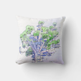 Cojín Decorativo La citta' albero