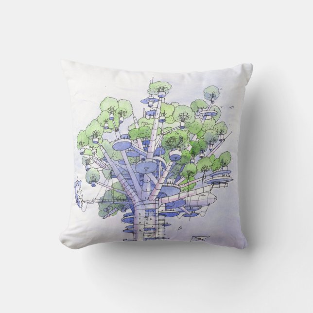 Cojín Decorativo La citta' albero (Anverso)