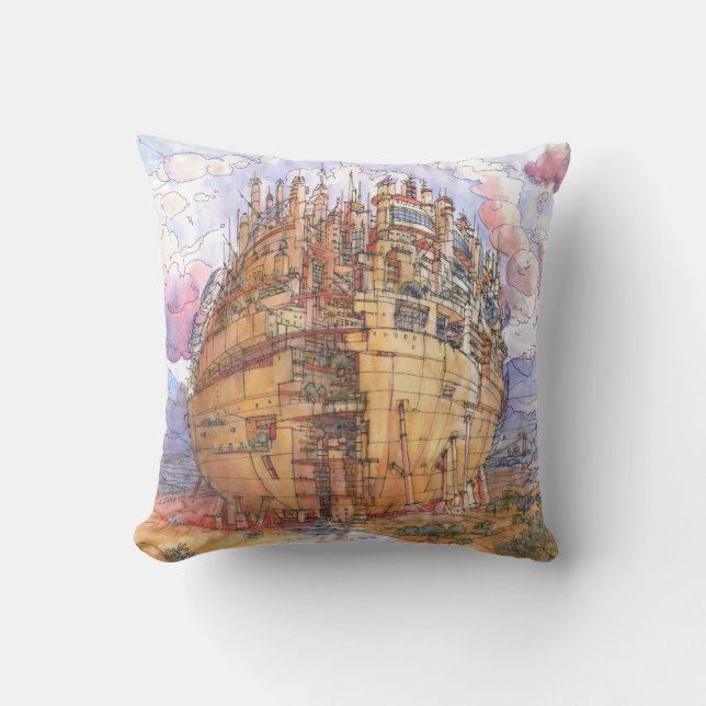 Cojín Decorativo La citta sferica (Anverso)