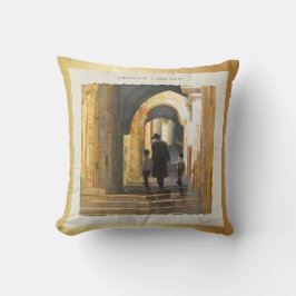 Cojín Decorativo La ciudad vieja de Simta Jerusalén, Israel, pintur
