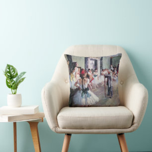 Cojín Decorativo La clase de baile de Edgar Degas, Arte de ballet v