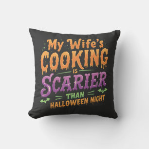 Cojín Decorativo La cocina de mi esposa es más precaria que diverti
