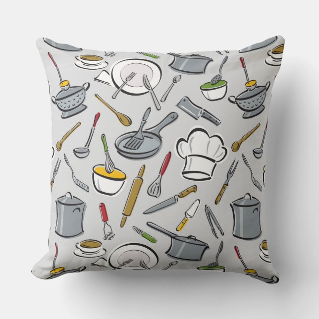 Cojín Decorativo La cocina equipa el modelo (Anverso)