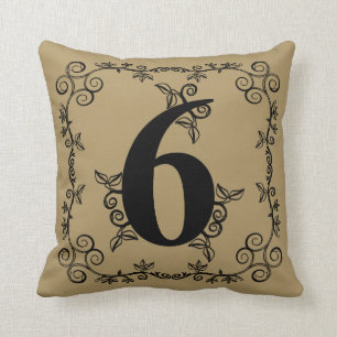 Cojín Decorativo La colección de la vid del jardín: Número 6