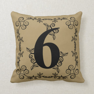 Cojín Decorativo La colección de la vid del jardín: Número 6