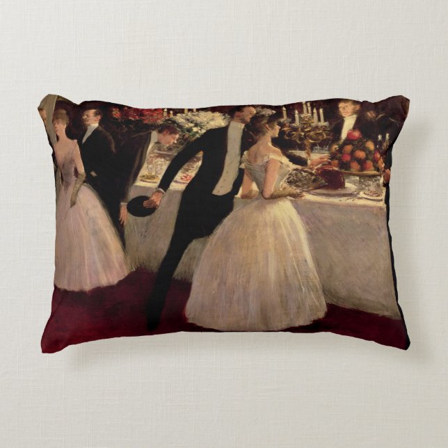 Cojín Decorativo La comida fría, 1884 (Anverso)