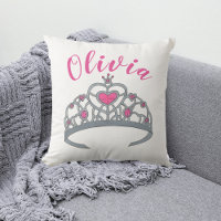 La corona de la princesa rosa de bonito Tiara pers
