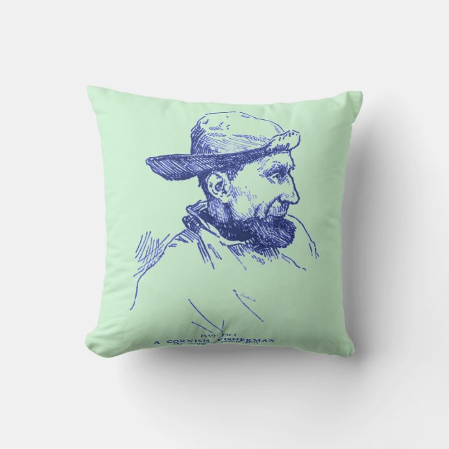 Cojín Decorativo "La costa de Cornualles" (Anverso)