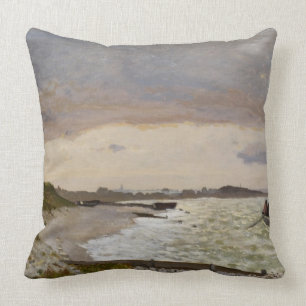 Cojín Decorativo La costa en Sainte-Adresse, 1864
