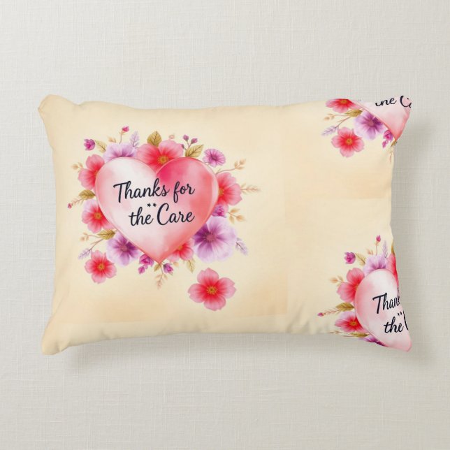 Cojín Decorativo La creciente gratitud de la madre (Anverso)