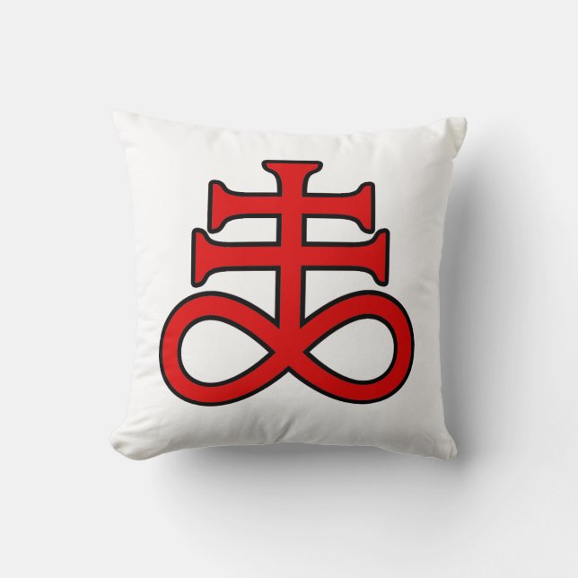 Cojín Decorativo La Croix de l'Alchimiste Noir (Anverso)