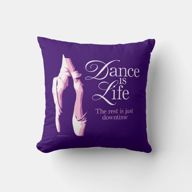 Cojín Decorativo La danza es la vida (Anverso)