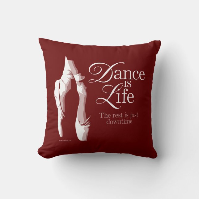 Cojín Decorativo La danza es la vida (Anverso)