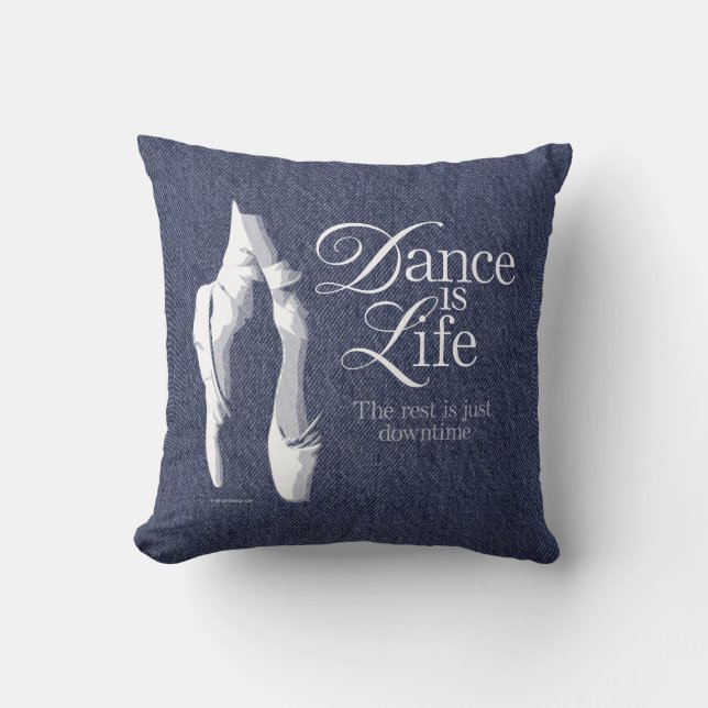 Cojín Decorativo La danza es la vida (Anverso)
